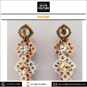 Pendientes de lentejuelas de 7cm de longitud, hechos a mano, con forma cuadrada, para mujer - Product Image 4