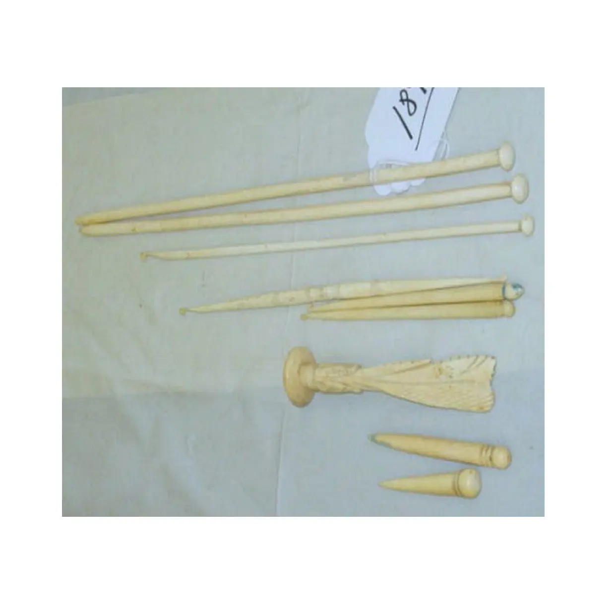 handmade bone knitting needles for knitters, weavers, art and crafts, yarn stores