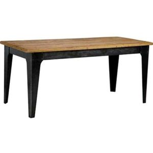 Modern Industrial Vintage Design Iron Metal Folding Dining <b>Table</b> Outdoor Apartment Home Farmhouse Hotels Halls 6-Seater - Product Image 1