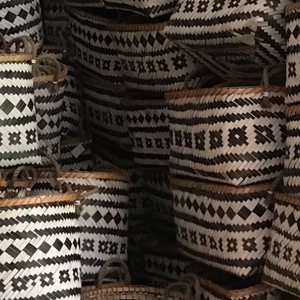 Ensemble 3 paniers de rangement en bambou naturel véritable pour la maison Bonne vente Panier à linge tissé Style quotidien Vietnam Vente en gros King Craft Viet - Product Image 6