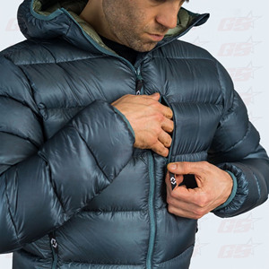 Plus Size Wind breaker Fashion Winter North All Over Print Trench Bubble Puffer - Product Image 4