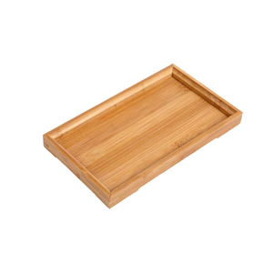 Wholesale 100% Natural Handmade Round Woven Organic <b>Bamboo</b> Tray <b>Bamboo</b> Food Tray With Handle - Product Image 3
