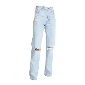 Los últimos pantalones vaqueros de motorista desgastados con clasificación AA de moda para damas, cordones de aramida ligeros, estilo vaquero, transpirable, protección principal - Product Image 6
