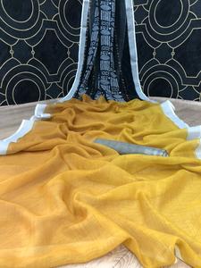 Saree ethnique vêtement de fête porter des femmes de mariage porter avec chemisier en gros bas prix Georgette lourde broderie séquence travail apparelgarment - Product Image 3