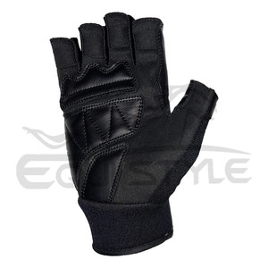 Gants d'entraînement noirs Fitness Training Amara Gants d'entraînement antidérapants en cuir Taille XL Logo personnalisé Gants d'haltérophilie de gymnastique - Product Image 4