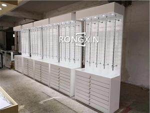 Giá đỡ kính mắt đứng tự do có khóa, kệ trưng bày kính mắt gắn tường LED, nội thất quảng cáo kính mắt, nội thất salon - Product Image 2