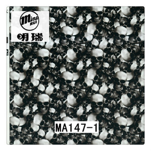 Le plus chaud Nouveau Design Spécial Zombies Crâne 3D Sublimation Transfert D'eau Film de trempage - Product Image 4