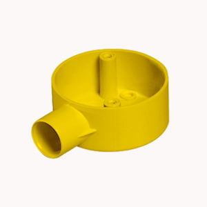 PVC à SENS UNIQUE BOÎTE DE JONCTION-COULEUR JAUNE - Product Image 1
