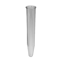 Tubes de Centrifugation en Verre Borosilicate 3.3 de Haute Qualité, 5ml-50ml, à Fond Conique Gradué, Bord Poli au Feu, Transparents, Thermiques