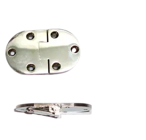 Plateau de service à coins arrondis de haute qualité 64 x 38 x 2,8 mm, table pliante, charnière à rabat en laiton - Product Image 1