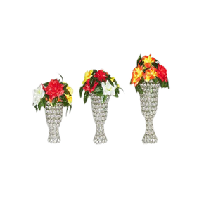 <b>Set</b> Of 3 Different Size Flower <b>Vase</b> Wedding And Event Tabletop Flower <b>Vase</b> From Manufacturer In Home Arts - Product Image 4