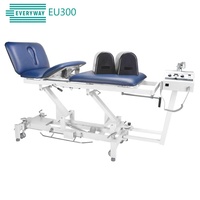 Table de traction cervicale et lombaire électrique 4 sections Everyway OEM Taiwan Hi-Lo EU-300 Classe II pour chiropratique et physiothérapie