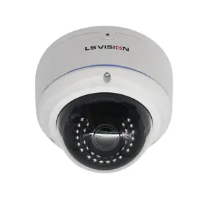 LS VISION H.265 파손 방지 IR POE 8MP 4K IP 돔 카메라 오디오 및 SD 카드 슬롯 옵션