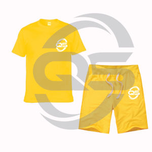 2021 Custom logo private label t shirt and short set for men - Product Image 2
