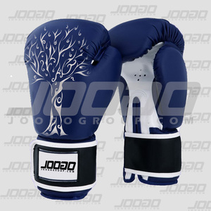 Gants de boxe en cuir personnalisés avec logo en gros - Product Image 1