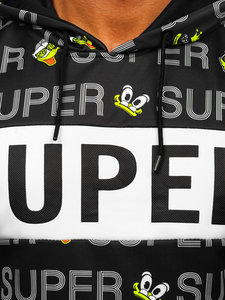 เสื้อมีฮู้ดสำหรับผู้ชายแบบสั่งทำแนวสตรีทแวร์ผ้าฝ้ายออร์แกนิกโอเวอร์ไซส์ซิลิโคนสำหรับฤดูหนาวพิมพ์ลายบน2022 - Product Image 5