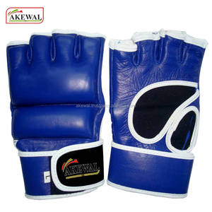 Guantes de Grappling de Medio Dedo de Cuero Vacuno para MMA, Colores y Etiquetas con Logotipo Personalizables, Empaque Personalizable, para Adultos/Niños - Product Image 6