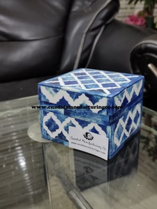 Coffret cadeau Ramadan Mubkhar avec plateau, ensemble de brûleur à bakhoor en résine artisanal et plateau de service Madkhan - Product Image 4