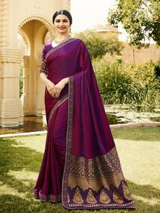 Saree de seda para mujer, venta al por mayor, disponible en bajo precio de Surat - Product Image 3