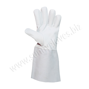 Guantes de soldadura de cuero de vaca, oferta barata, tig argón - Product Image 3