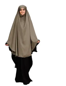 Toptan kore Nida kumaş kadınlar namaz Khimar Abaya tedarikçisi hindistan