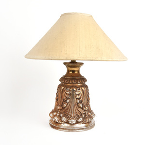 Traditional Brass Table Lamp With Ornate Design For Living Room Indoor Decor - Product Image 1