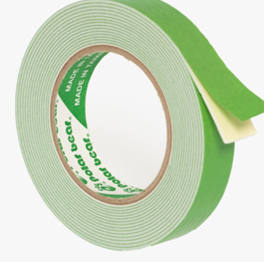 Green paper&White foam