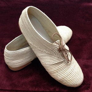 Oxfords Raffia <b>Shoes</b> Women Unique Handmade Collection - Product Image 1