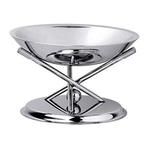 Mesa de comedor Decoración Centros de mesa Acabado brillante Cesta de frutas Venta caliente Diseño de metal redondeado Almacenamiento Cesta de frutas - Product Image 1