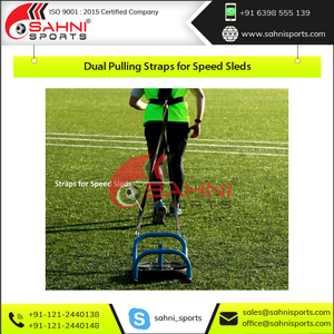 Sangles de traction doubles durables de qualité supérieure pour les traîneaux de vitesse, modèle d'entraînement STE-TB17 Sahni Sports pour le divertissement sportif - Product Image 4