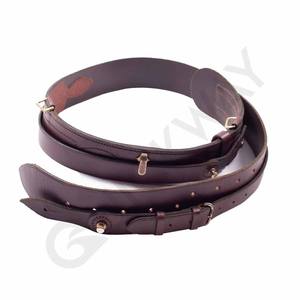 Sam Brown Croix Ceinture En Cuir Véritable Cérémonial Devoir Ceinture Personnalisé Marron Couleur Vente Par Quantité En Vrac - Product Image 3