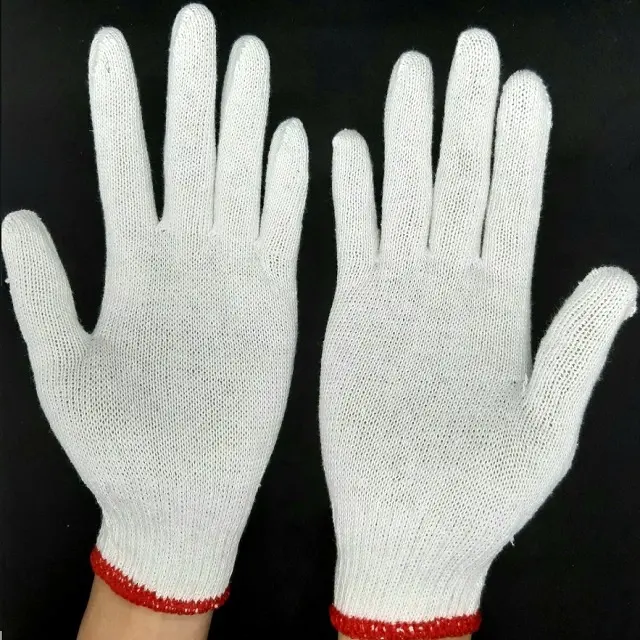 Labor Safety Gloves Cheap価格工業用ハンド文字列ニット糸綿手袋工事