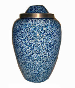 Urnes de crémation faites à la main les plus vendues Accessoires funéraires Urne en laiton Fabricant et exportateur de crémation d'Inde de haute qualité - Product Image 5