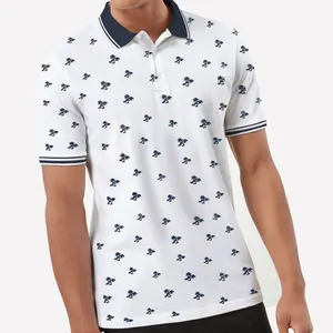 Commercio all'ingrosso di alta qualità cotone 100% poliestere Logo personalizzato asciutto sport veloci moda Golf uomo Polo con colletto T Shirt T Shirt