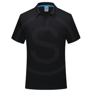 wholesale Factory High Quality <b>Black</b> custom embroidery logo 100% pique cotton blank man work wear polo <b>shirt</b> - Product Image 1