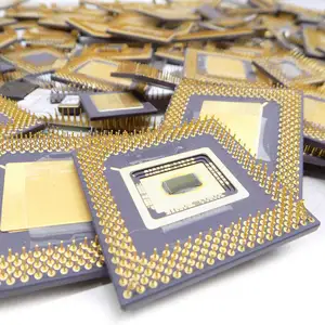 การกู้คืนทอง CPU ประมวลผลเซรามิกเศษและเมนบอร์ดคอมพิวเตอร์เศษ