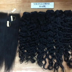 100% เวอร์จินดิบกัมพูชาผมที่ยังไม่ได้,พม่าดิบผมหยิกธรรมชาติ Remy คู่วาดผม - Product Image 1