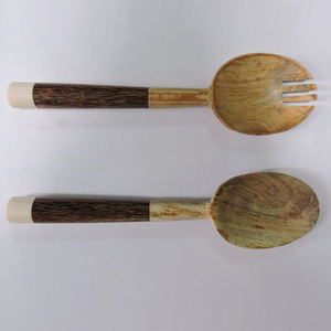 Ustensiles de cuisine en bois attrayants Serveur de salade Outils de salade en résine avec le prix le plus bas Serveur de salade indien meilleur vendeur STAR CRAFTS INDIA - Product Image 3