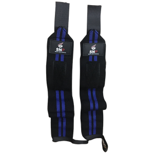 Muñequeras profesionales de algodón con impresión de logotipo personalizado elástico Muñequeras de levantamiento de pesas de neopreno transpirable - Product Image 3