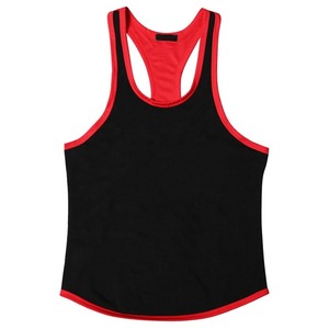 Wholesale Reversible Mesh Tank Top Blank Stringer Vest Two Tone Gym Singlet For Mens - Product Image 3
