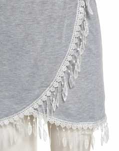 Jersey individual de algodón con cuello en V y logotipo personalizado al por mayor para mujer, Colección clásica diaria informal de Bangladesh - Product Image 4