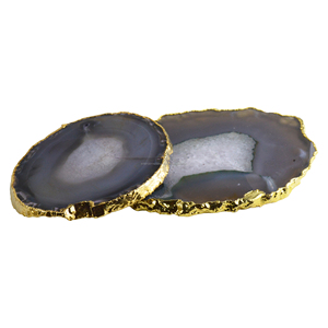 ชุดแผ่นรองแก้วลายหินอาเกตสำหรับตกแต่งบ้านโต๊ะรับประทานอาหารและร้านอาหารดีไซน์แบบไม่สม่ำเสมอ - Product Image 4