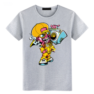 เสื้อยืดผู้ชายพิมพ์ดิจิตอลOEMแบบกำหนดเอง - Product Image 3