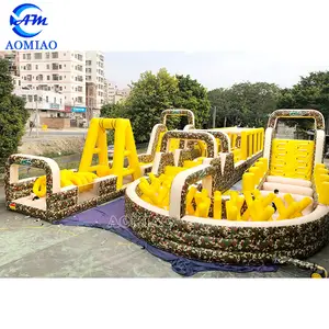 Campo de obstáculos inflable para adultos, modelo Crazy giant the beast