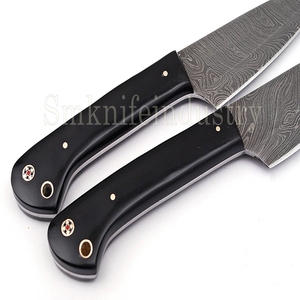 ที่กำหนดเองทำมือดามัสกัสคู่มีดครัว2 (Smk1579) - Product Image 2