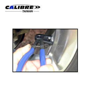 Alicates para quitar pesas de ruedas de acero Cr-Mo TAIWAN CALIBRE con cinta adhesiva, 150 mm de longitud, apertura de 10-25 mm, 1 año de garantía - Product Image 5