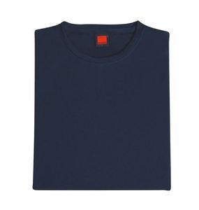 T-shirt décontracté à col rond en microfibre velours, uni, séchage rapide, impression personnalisée du logo, manches courtes - Product Image 3