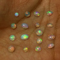 Nouvelle arrivée éthiopienne opale multi-feu perle plaine ovale lâche pierres précieuses Cabochon incroyable qualité prix de gros