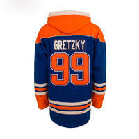 Sudaderas de Hockey Personalizadas para Adultos, Jersey de Poliéster con Nombre y Logotipo del Equipo Personalizados, Impresión por Sublimación Completa
