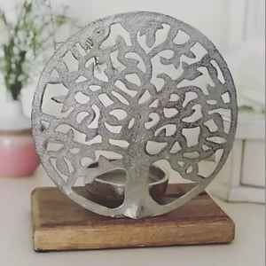 NEW VOTIVE TREE CANDLE <b>HOLDER</b> HOLLOW <b>TEALIGHT</b> METAL <b>HOLDERS</b> WEDDINGS - Product Image 2